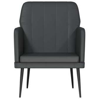 Fauteuil 61x78x80 cm kunstleer zwart 3