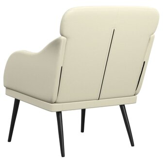Fauteuil 63x76x80 cm kunstleer cr&amp;egrave;mekleurig 5