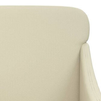 Fauteuil 63x76x80 cm kunstleer cr&amp;egrave;mekleurig 6