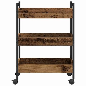 Keukentrolley Oud hout 50 x 30 x 70 cm Bewerkt hout 7