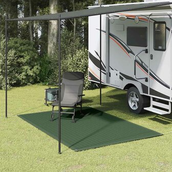 Tenttapijt 250x200 cm HDPE groen 1