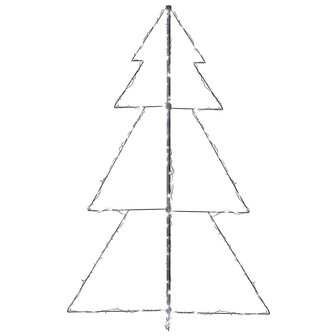 Kegelkerstboom 200 LED&amp;apos;s binnen en buiten 98x150 cm 6