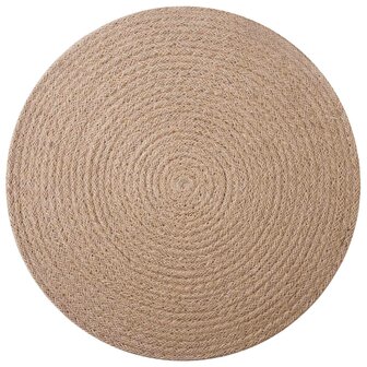 Jute placematten 4 pcs Naturel &amp;Oslash; 30 cm 100% Tossa Jute 3