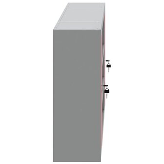 Gereedschapskast met plank Rood en Grijs 150 x 20 x 55 cm 8