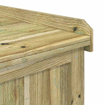 Kussenbox voor buiten Ge&amp;iuml;mpregneerd grenenhout 58,5 x 60 x 47 cm 6