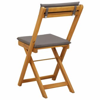 Bistrostoelen voor buiten 6 pcs Donkergrijs 40 x 53 x 80 cm 7