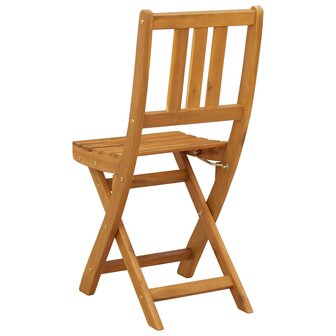 Bistrostoelen voor buiten 6 pcs Naturel Massief Acaciahout 7