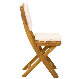 Bistrostoelen voor buiten 6 pcs Cr&amp;egrave;mewit 38 x 46 x 85 cm 7