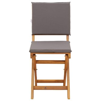Bistrostoelen voor buiten 6 pcs Donkergrijs 38 x 46 x 85 cm 6
