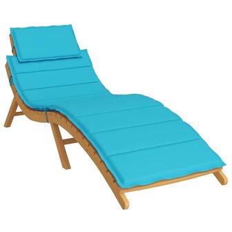Ligbedkussen oxford stof turquoise 3