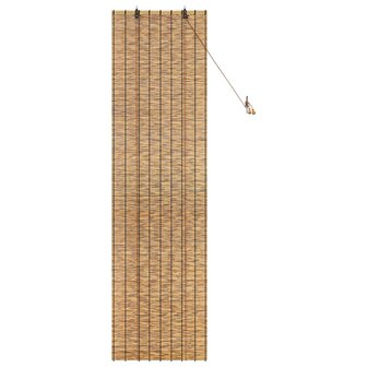 Rolgordijn Bruin 60x220 cm Riet 3
