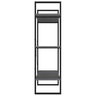 Boekenkast met 3 schappen 100x30x105 cm grenenhout grijs 6
