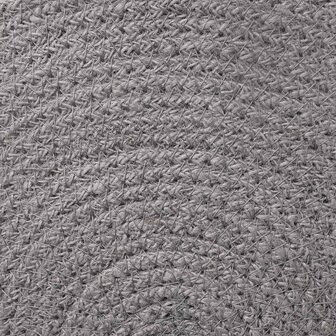 Jute placematten 12 st Grijs 100% Tossa Jute 4