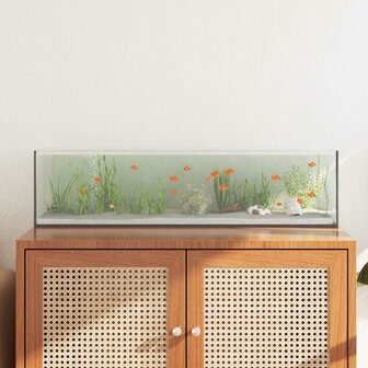 Aquarium met opslag Doorzichtig 80 x 20 x 20 cm Glas 1