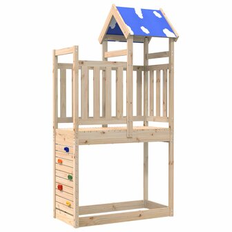 Speeltoren Bruin 110,5 x 52,5 x 215 cm Massief grenenhout 1