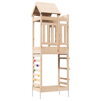 Speeltoren Bruin 52,5 x 85 x 238 cm Massief grenenhout 5