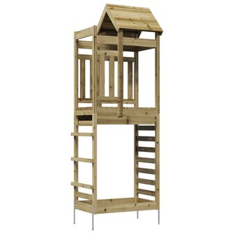 Speeltoren Bruin 52,5 x 85 x 238 cm Massief ge&amp;iuml;mpregneerd hout 2