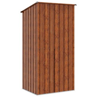 Tuinhuisjes Bruin 103 x 86 x 200 cm Metaal 8