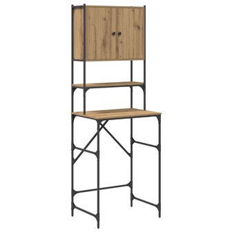 Wasmachinekast Artisan Eiken 68 x 48,5 x 194 cm Bewerkt hout 2