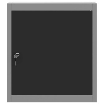 Gereedschapskast met plank Zwart en Grijs 50 x 20 x 55 cm 7