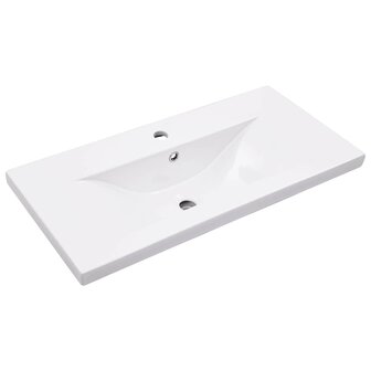 Wastafelframe met inbouwwastafel ijzer zwart 5