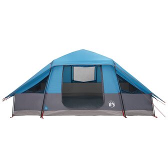 Gezinstent met regenzeil waterdicht 6-persoons Blauw 4
