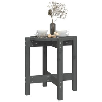 Salontafel &amp;Oslash; 42,5x45 cm massief grenenhout grijs 4