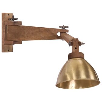 Wandlamp 25 W E27 antiek messingkleurig 2