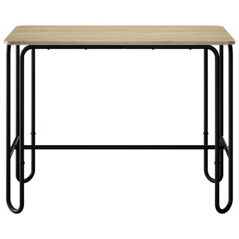 Eettafel 100 x 50 x 75 cm Bewerkt hout Sonoma Eiken Rechthoekig 3