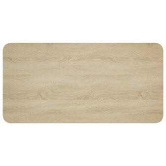 Eettafel 100 x 50 x 75 cm Bewerkt hout Sonoma Eiken Rechthoekig 5
