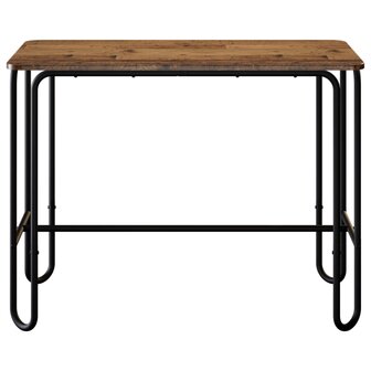 Eettafel 100 x 50 x 75 cm Bewerkt hout Oud hout Rechthoekig 3