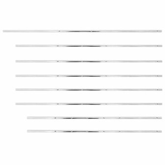 Staven voor voetbaltafel 8 st 15,9 mm 2