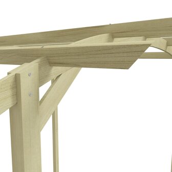 Pergola 180x197x210 cm ge&amp;iuml;mpregneerd grenenhout 4