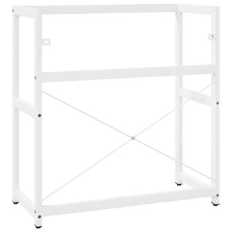 Wastafelframe 79x38x83 cm ijzer wit 6