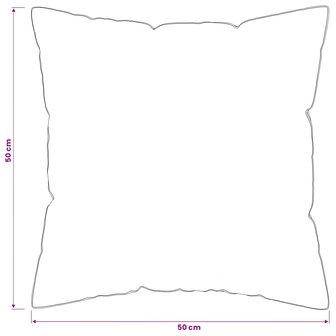 Hoofdkussen 2 st 50 x 50 cm Australisch Wol Wit 7
