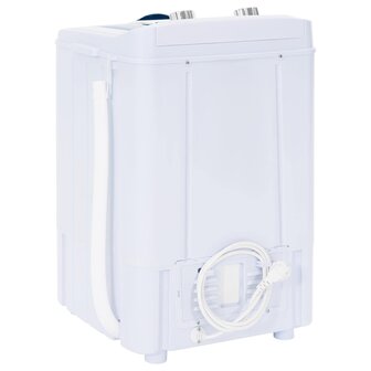 Mini Wasmachine met Enkele Wasbak 4,6 kg Blauw en Wit 5