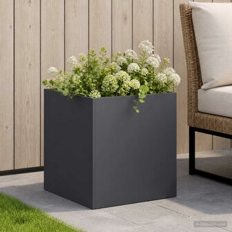 Plantenbak Antraciet 20 x 20 x 20 cm Koudgewalst staal 1