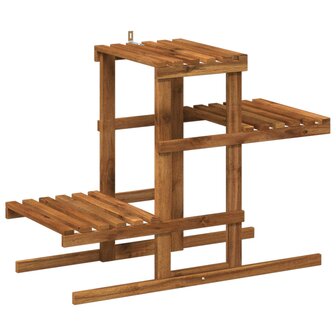 Plantenstandaard Naturel 82 x 36 x 60 cm Massief Acaciahout 2