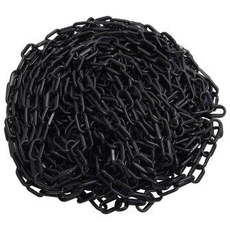 Veiligheidsketting &amp;Oslash; 4 mm 100 m kunststof zwart 1