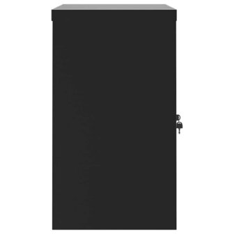 Archiefkast 90x40x70 cm staal zwart 5