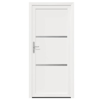 Voordeur Wit 98 x 200 cm PVC 7