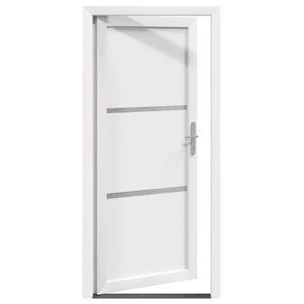 Voordeur Wit 88 x 200 cm PVC 6