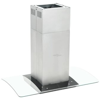 Eilandafzuigkap 756 m&amp;sup3;/u LED 90 cm roestvrij staal 5