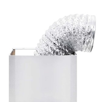 Wandafzuigkap 756 m&amp;sup3;/u LED 90 cm roestvrij staal 8
