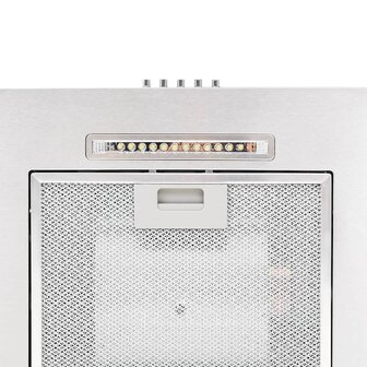 Wandafzuigkap 756 m&amp;sup3;/u LED 60 cm roestvrij staal 5