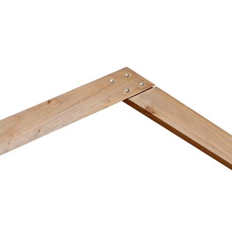Trouwrand Licht Bruin 221 x 92 x 216 cm Massief Vurenhout 8