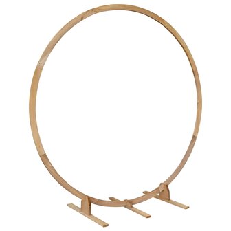 Trouwrand Licht Bruin 224 x 80 x 220 cm Massief Vurenhout 5