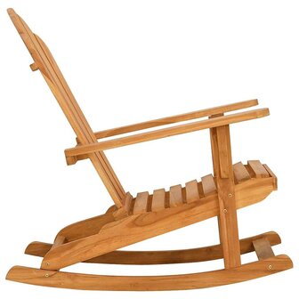 Schommelstoel Adirondack massief teakhout 5