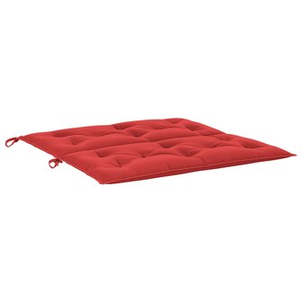 Tuinbankkussen 100x(50+50)x7 cm oxford stof rood 5