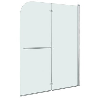 Douchewand inklapbaar 2 panelen 95x140 cm ESG 2